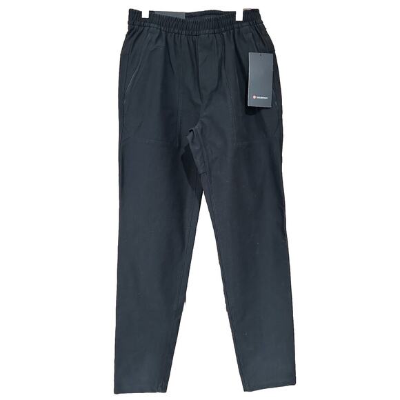 Lululemon Utilitech Pull On Classic Fit Pants 30 L Mens XS Black Tapered NWT - Picture 1 of 16